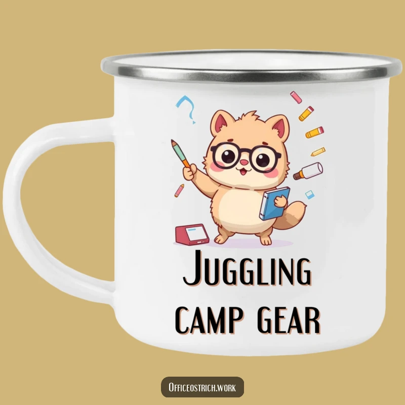Funny Outdoor Office Juggling Mug - Rugged Humorous Camping Gift
