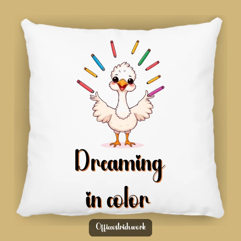 Funny Juggling Ostrich Pillow - Artistic Comfort, Perfect Funny Gift