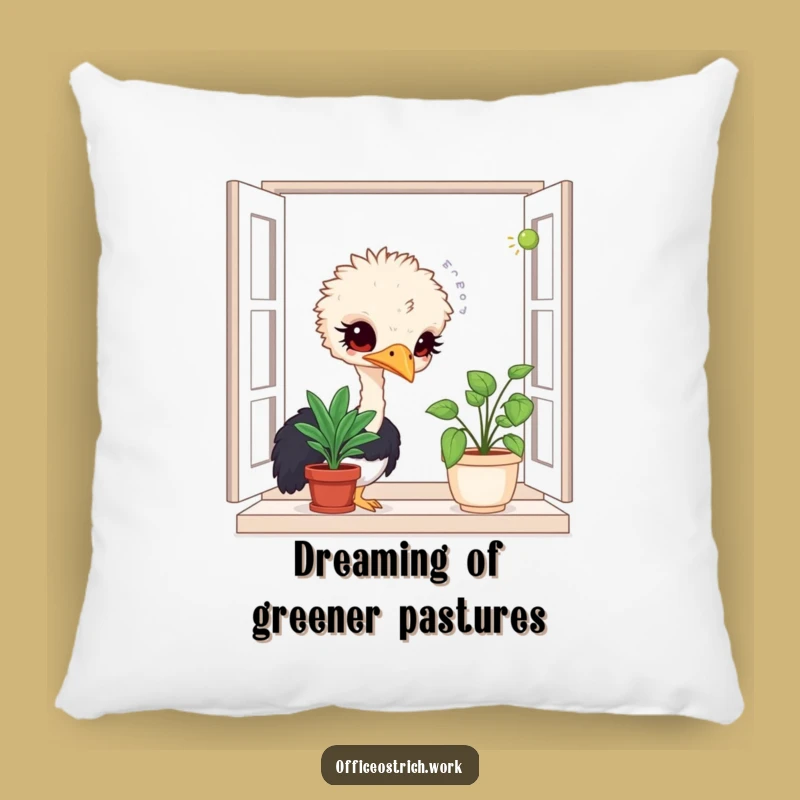 Soft Funny Ostrich Pillow: Snuggle Up with This Comfy and Curious Companion