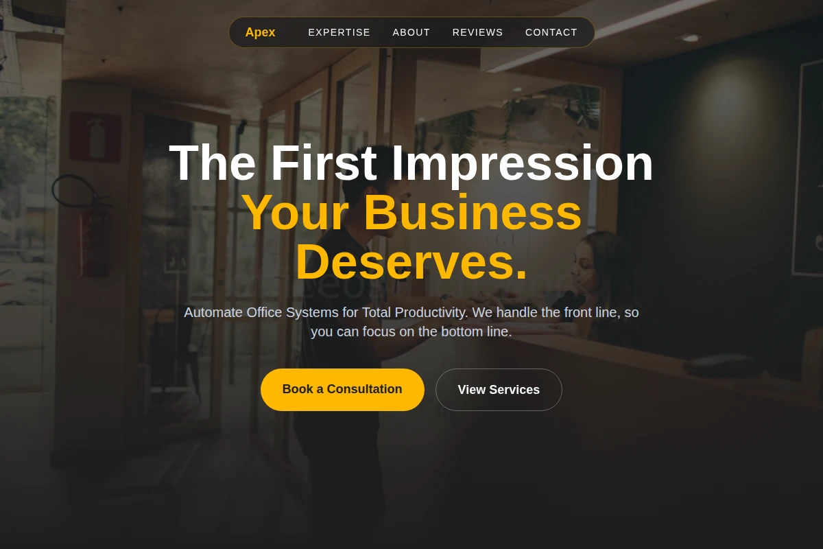 Apex Receptionist