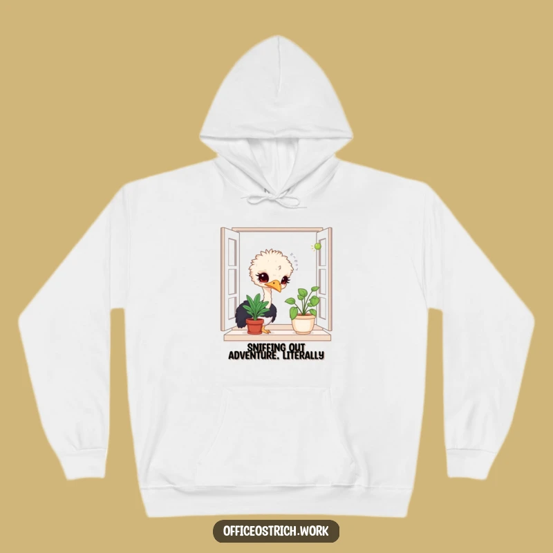 Cozy Funny Ostrich Hoodie: Stay Warm While Exploring Your World