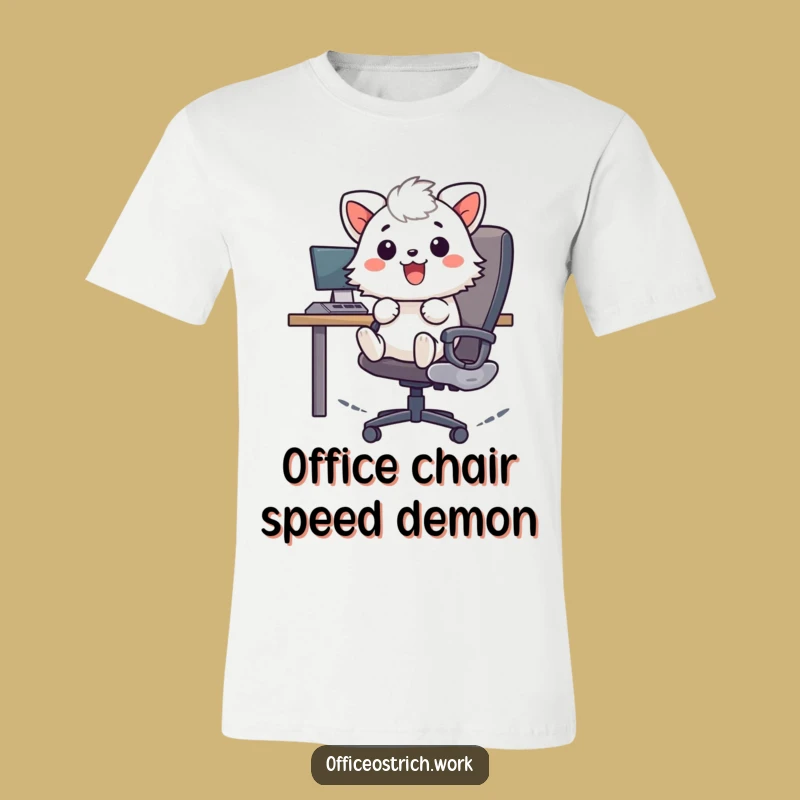 Funny Zooming Office Animal Tee - Hilarious Gift for Go-Getters